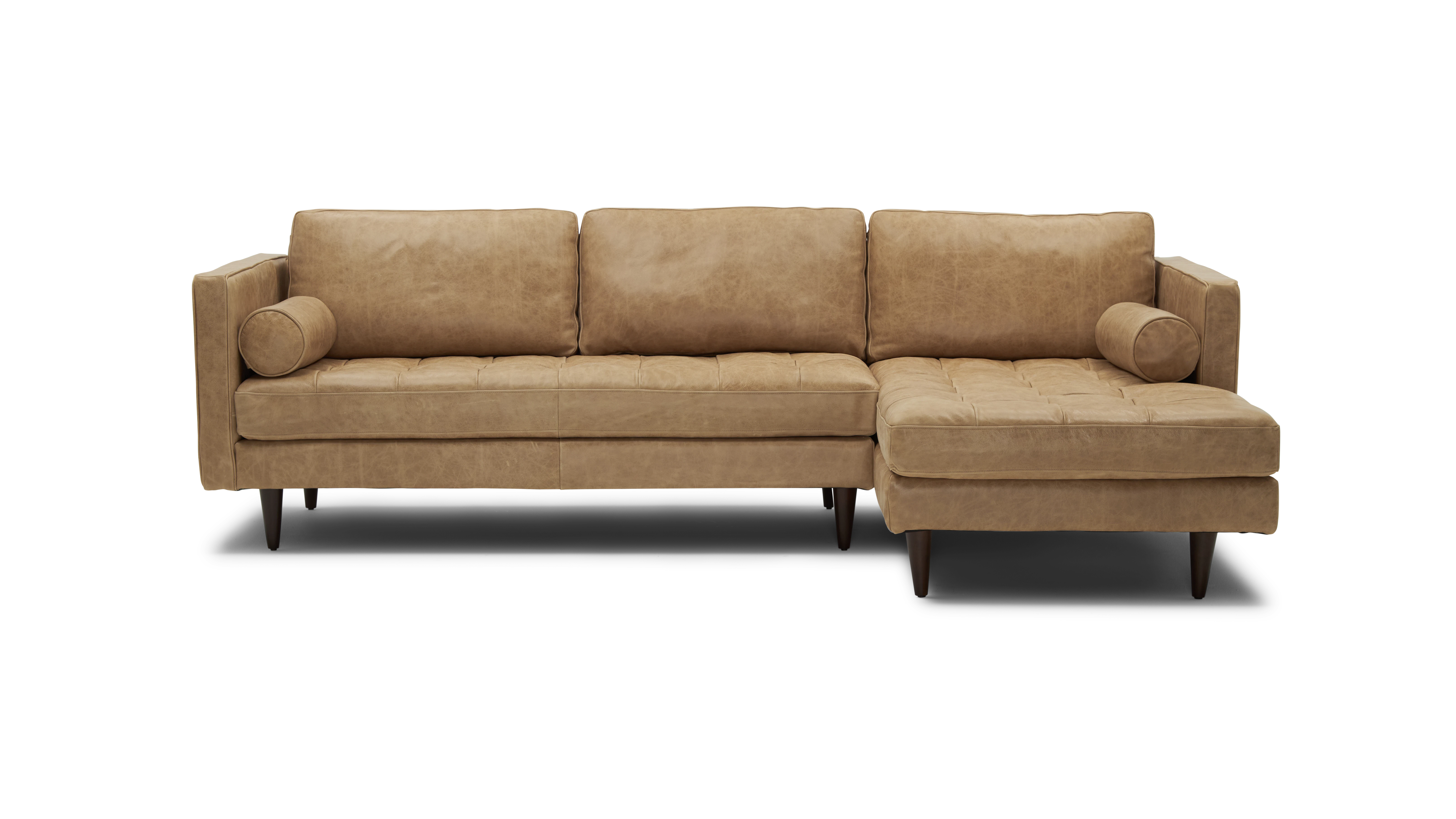Briar Leather Sectional
